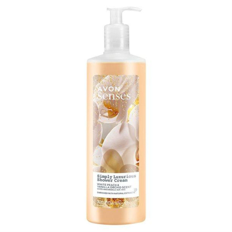 Avon Senses Simply Luxurios Shower Cream Крем-гель для душу «Справжня розкіш», 720 мл