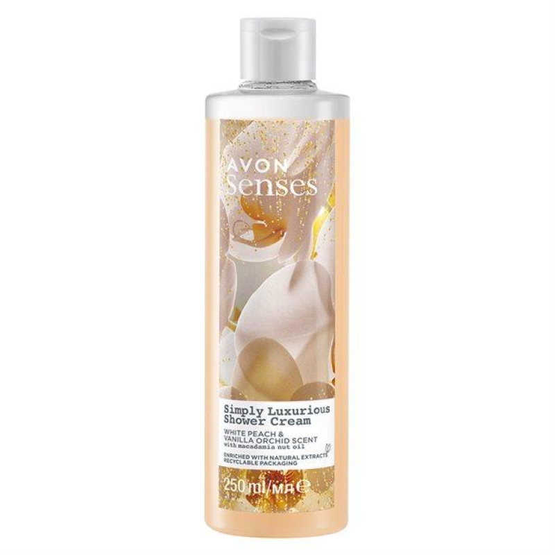 Avon Senses Simply Luxurios Shower Cream Крем-гель для душу «Справжня розкіш», 250 мл