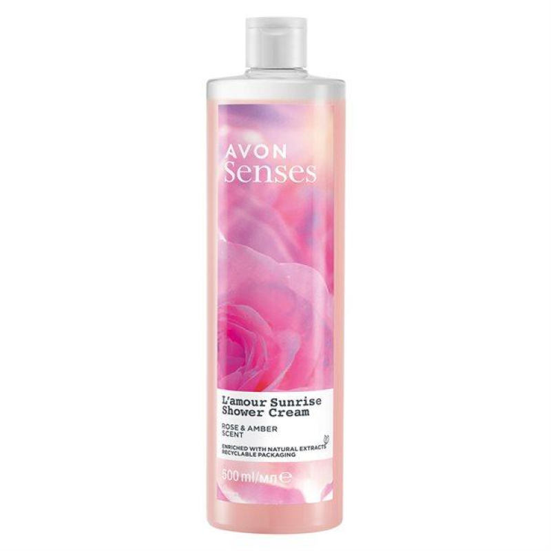 Avon Senses L“amour Sunrise Shower Cream Avon Senses Крем-гель для душу «Романтичний світанок» 500 мл