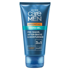 Avon Care Men 3-в-1 Гель для обличчя перед/після гоління та зволожувальний засіб «Основний догляд» 50 мл