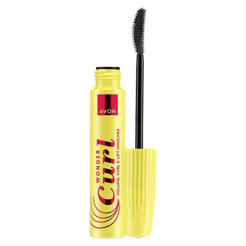 Туш для вій «Магічний вигин» Avon Wonder Curl Mascara Blackest Black, 10мл