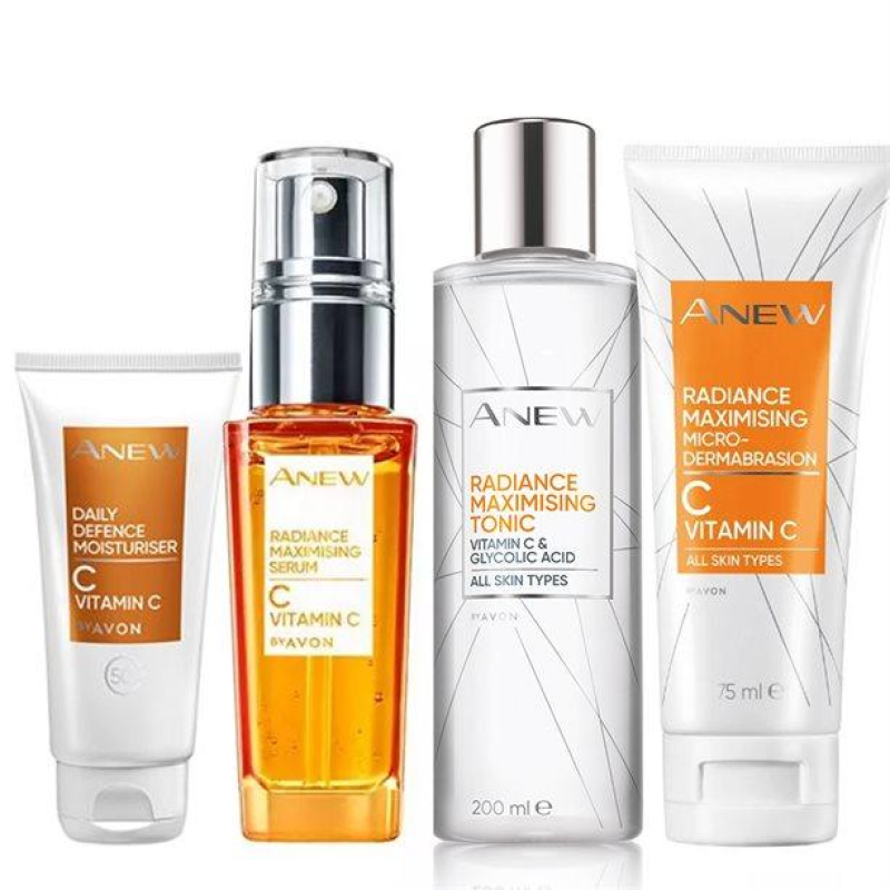 Набір для обличчя з вітаміном С «Максимальне сяйво» Anew Radiance Maximising