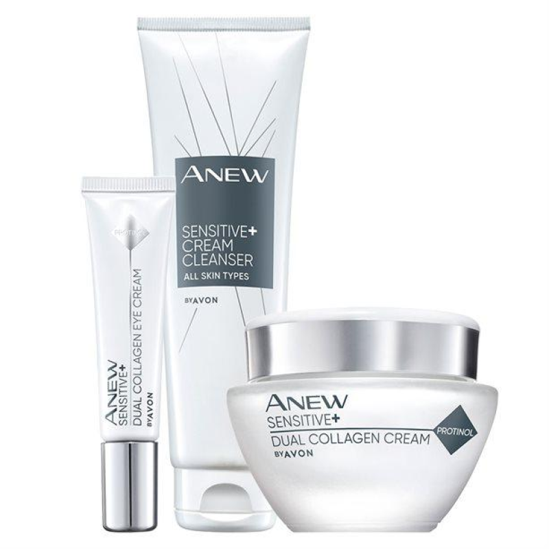 Anew Sensitive Set Набір кремів для обличчя 3 в 1 “Енью Сенситив+“