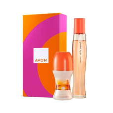 Avon Summer White Sunset Жіночий парфумований набір у подарунковій коробці Самер Вайт Сансет Ейвон