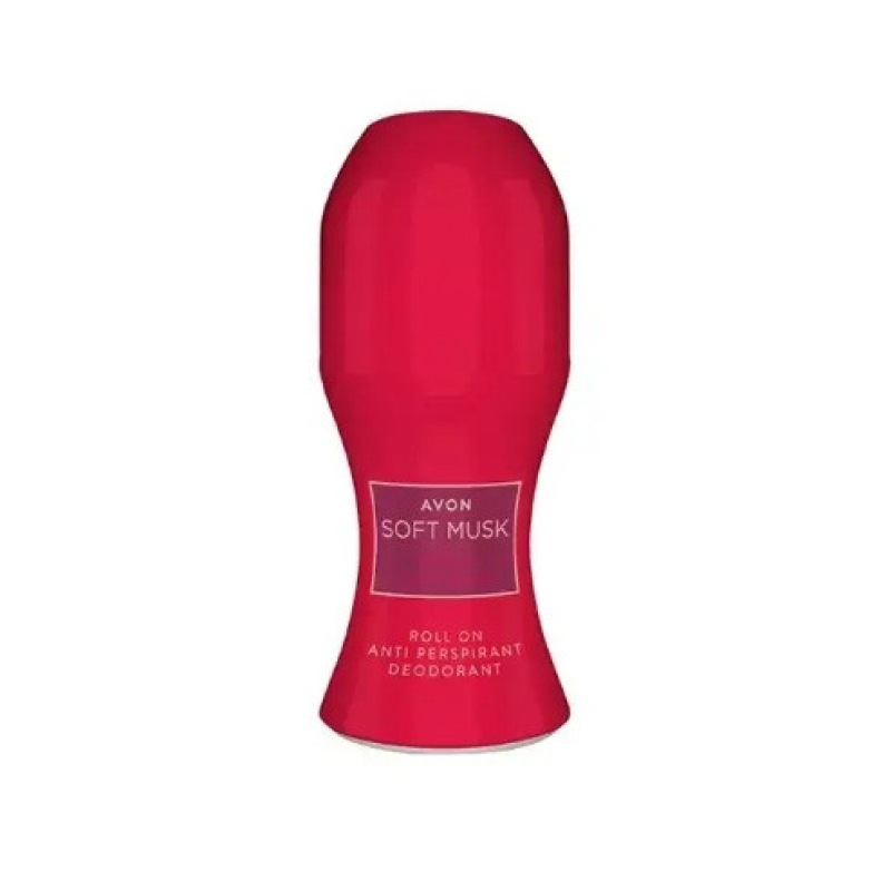 Парфумований кульковий дезодорант-антиперспірант Avon Soft Musk Delice Velvet Berries 50мл