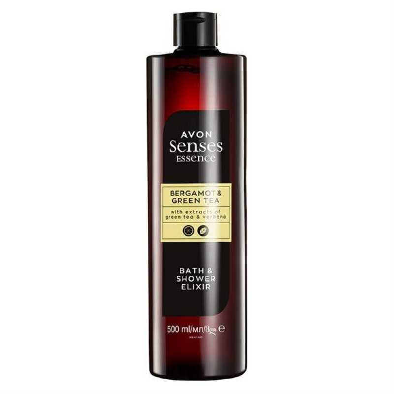 Avon Senses Essence Bergamot&Green Tea Bath&Shover Elixir Засіб для ванни і душу «Бергамот і зелений чай»