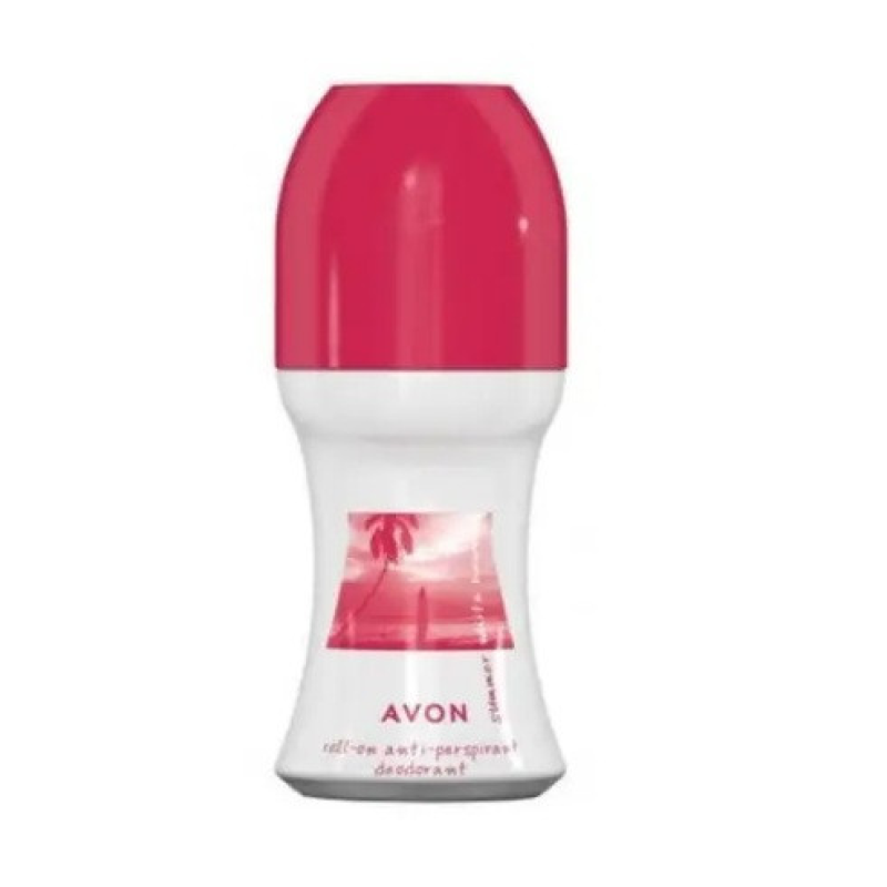 AVON SUMMER WHITE HAWAII Roll-On Дезодорант-антиперспірант парфумований з кульковим аплікатором , 50 мл