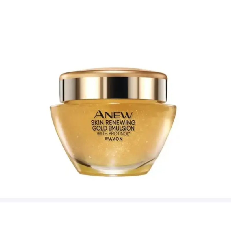 AVON ANEW SKIN RENEWING GOLD EMULSION Омолоджувальна нічна емульсія для обличчя 50 мл