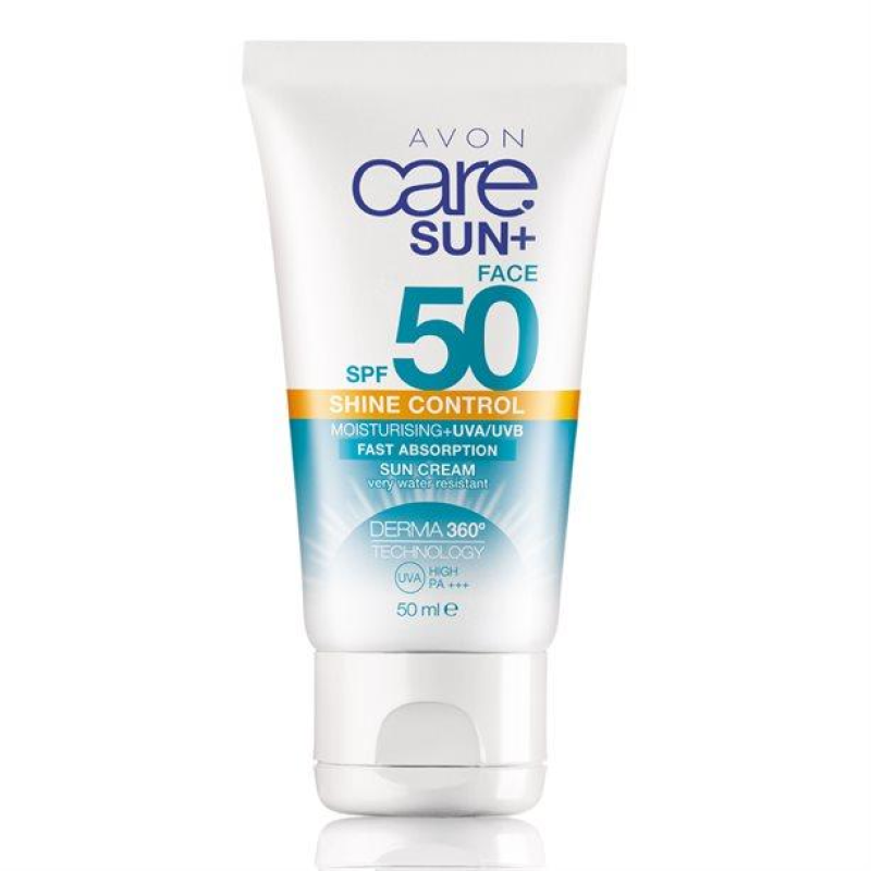 Avon Care Sun+ Сонцезахисний матуючий крем для обличчя SPF 50