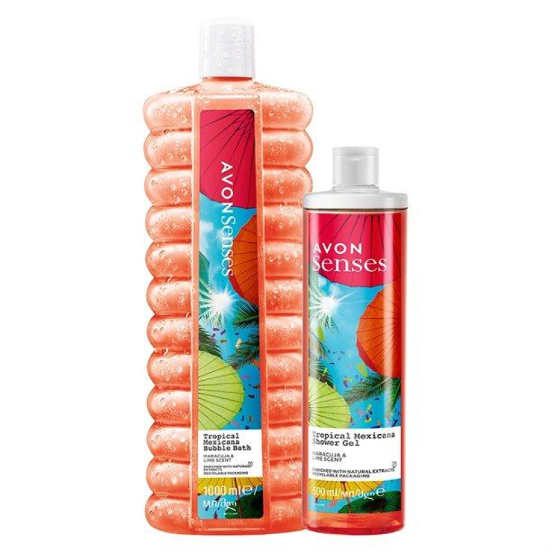 Avon Senses Tropical Mexicana Set Набір для ванни і душу «Мексиканські тропіки»